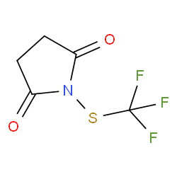 N-三氟甲硫基琥珀酰亚胺结构式