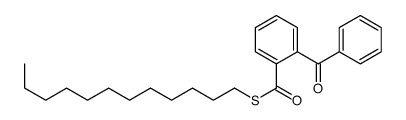 S-dodecyl 2-benzoylbenzenecarbothioate结构式