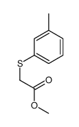 methyl 2-(3-methylphenyl)sulfanylacetate结构式
