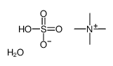 hydrogen sulfate,tetramethylazanium,hydrate Structure