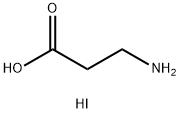 β-丙氨酸氢碘酸盐 (低含水量)结构式