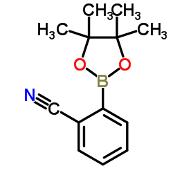 2-Cyanophenylboronic acid, pinacol ester Structure