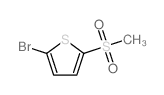 2-溴-5-甲基磺酰基噻吩结构式