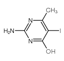 2-氨基-5-碘-6-甲基-4-羟基嘧啶结构式