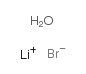 Lithium bromide monohydrate structure