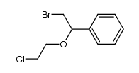 [2-bromo-1-(2-chloro-ethoxy)-ethyl]-benzene Structure