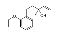 Benzenepropanol, alpha-ethenyl-2-ethoxy-alpha-methyl- (9CI) structure