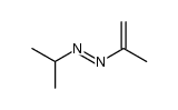 1-isopropyl-3-methyl-1,2-diaza-1,3-butadiene结构式
