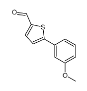 5-(3-甲氧基苯基)-2-噻吩甲醛结构式