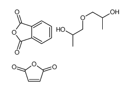2-benzofuran-1,3-dione,furan-2,5-dione,1-(2-hydroxypropoxy)propan-2-ol Structure