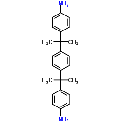 4,4'-(p-phenylenediisopropylidene)dianiline Structure