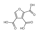furan-2,3,4-tricarboxylic acid结构式
