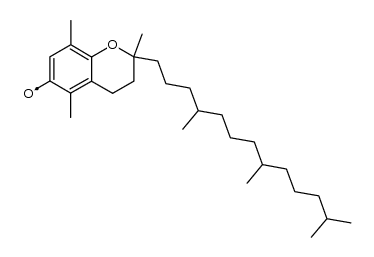 β-chromanoxyl radical Structure