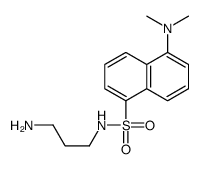 N-(3-aminopropyl)-5-(dimethylamino)naphthalene-1-sulfonamide Structure