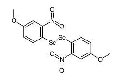 4-methoxy-1-[(4-methoxy-2-nitrophenyl)diselanyl]-2-nitrobenzene结构式