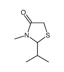 4-Thiazolidinone,3-methyl-2-(1-methylethyl)-(9CI)结构式