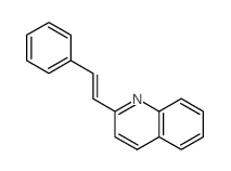 Quinoline,2-[(1E)-2-phenylethenyl]-结构式