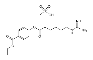 甲磺酸加贝酯结构式