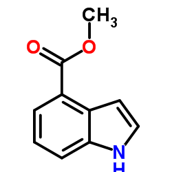 吲哚-4-羧酸甲酯结构式