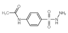 N-[4-(hydrazinesulfonyl)phenyl]acetamide结构式