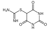 (2,4,6-trioxohexahydropyrimidin-5-yl) carbamimidothioate结构式