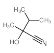 2-hydroxy-2,3-dimethyl-butanenitrile结构式