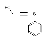 3-[dimethyl(phenyl)silyl]prop-2-yn-1-ol Structure