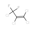 1,1,2,3-tetrachloro-3,3-difluoro-prop-1-ene Structure