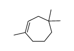 1,4,4-trimethylcycloheptene结构式