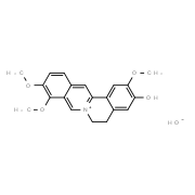 Jatrorrhizinehydroxide structure