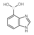 1H-苯并咪唑-4-硼酸结构式
