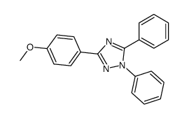 3-(4-methoxyphenyl)-1,5-diphenyl-1,2,4-triazole Structure