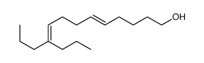 10-propyltrideca-5,9-dien-1-ol结构式