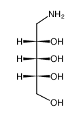 1-Amino-1-deoxy-D-ribitol structure