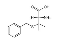 S-benzyl-D-penicillamine Structure