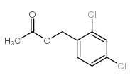 Benzenemethanol,2,4-dichloro-, 1-acetate Structure