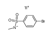 N-Methyl-N-thallium(I)-4-bromphenylsulfonamid结构式