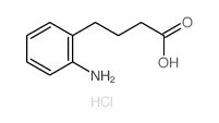4-(2-氨基苯基)丁酸盐酸盐结构式