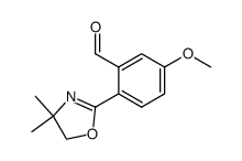 2-(4,4-dimethyl-4,5-dihydro-oxazol-2-yl)-5-methoxy-benzaldehyde Structure