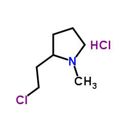 2-(2-Chlorethyl)-1-methylpyrrolidinhydrochlorid Structure