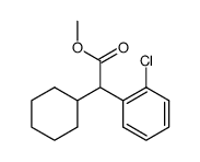 methyl 2-chloro-α-cyclohexylbenzeneacetate Structure
