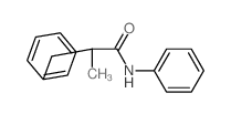 2-methyl-N,3-diphenyl-propanamide Structure
