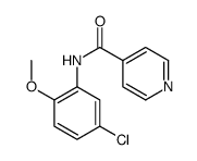 N-(5-chloro-2-methoxyphenyl)pyridine-4-carboxamide Structure