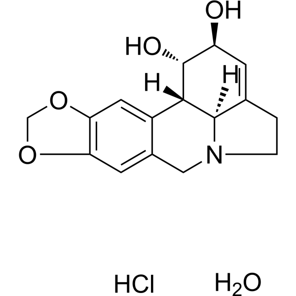 Lycorine Hydrochloride Monohydrate Structure