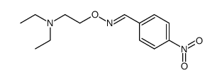 4-Nitro-benzaldehyde O-(2-diethylamino-ethyl)-oxime Structure