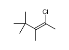 2-chloro-3,4,4-trimethylpent-2-ene结构式