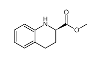 methyl (R)-1,2,3,4-tetrahydroquinoline-2-carboxylate结构式