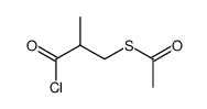 3-乙酰硫基-2-甲基丙酰氯结构式