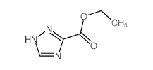 1H-1,2,4-三氮唑-3-羧酸乙酯结构式