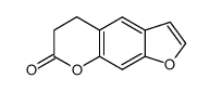 3,4-dihydropsoralen Structure